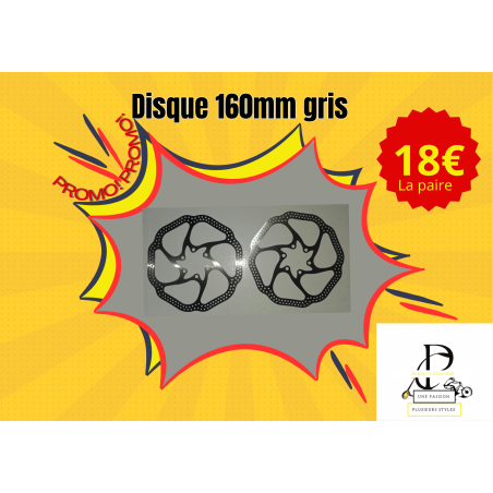 Disque 160mm gris
